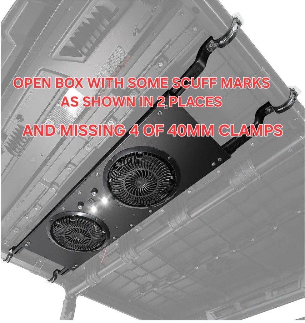 KEMIMOTO UTV Fan Compatible with Polaris Ranger RZR XP 1000 2024+Defender ⛔️Read
