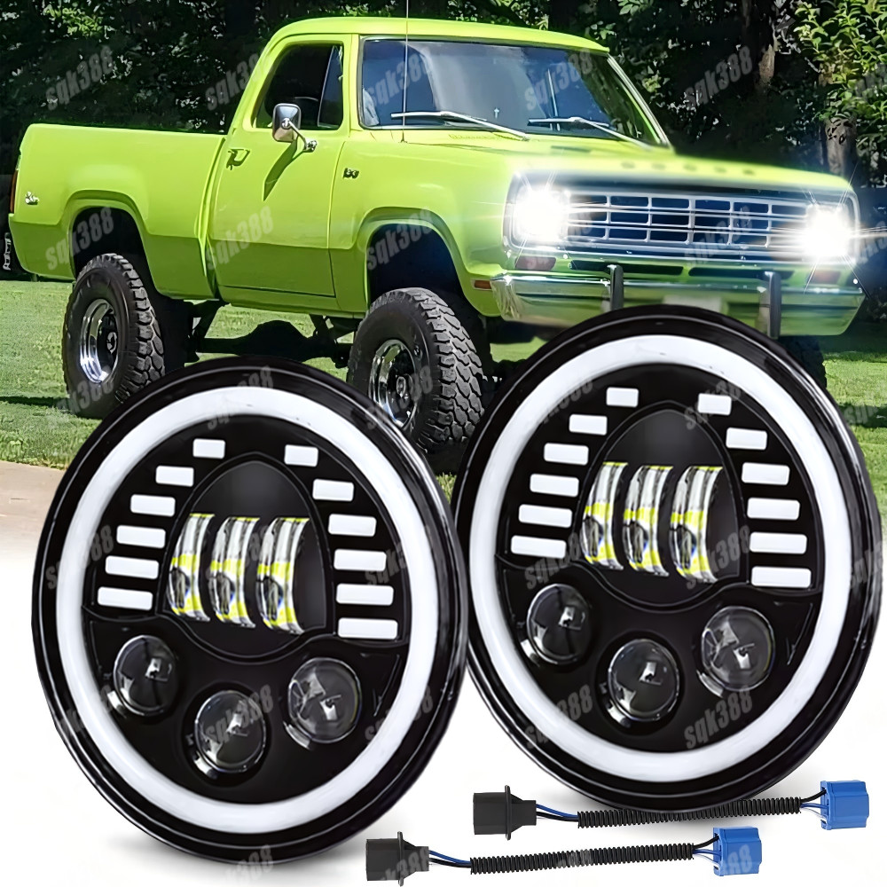 Pair Newest Fog Dodge W100 W200 W300 Pickup 7