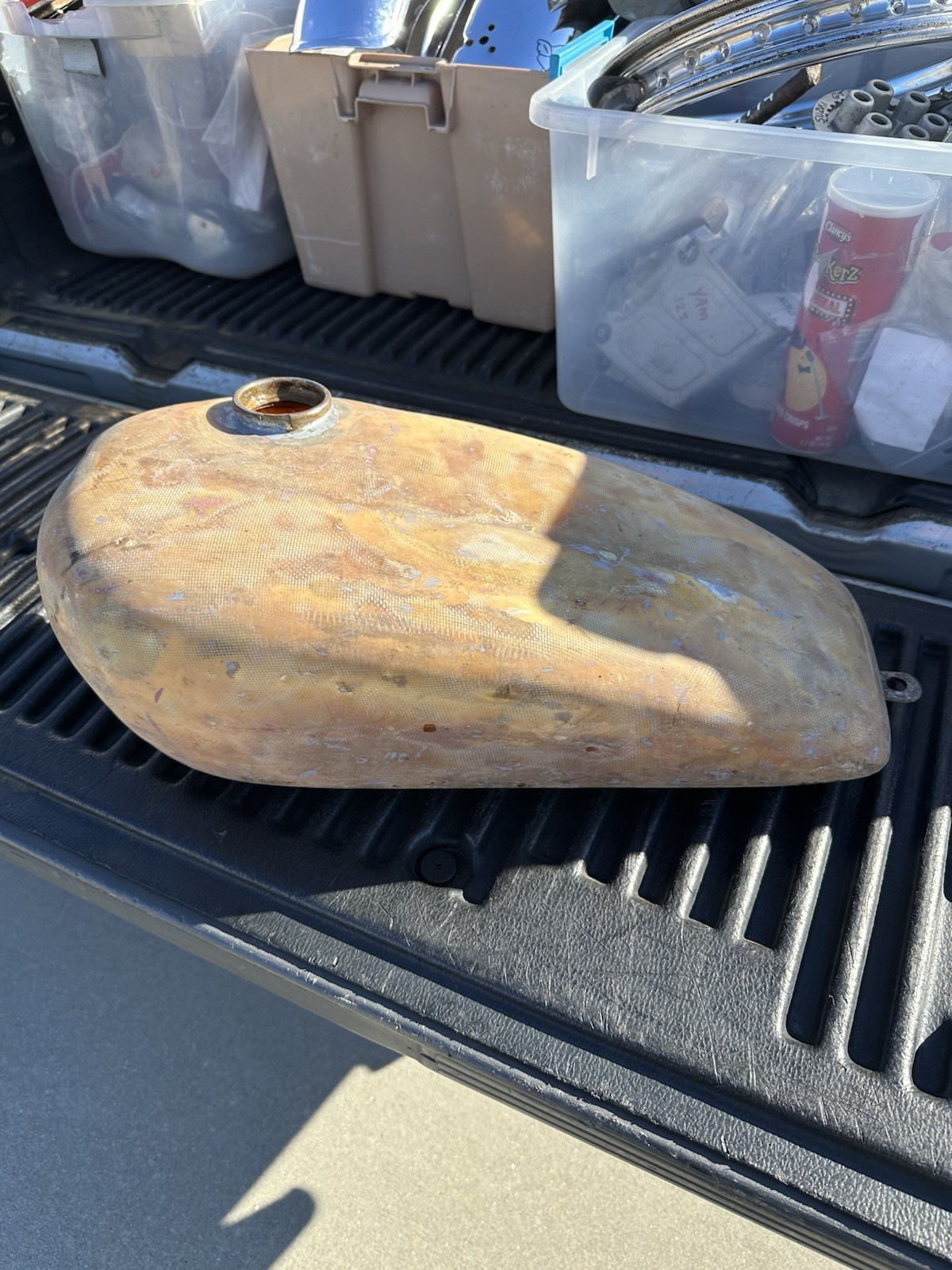 VINTAGE TRIUMPH NORTON BSA MOTORCYCLE FIBERGLASS Custom GAS TANK