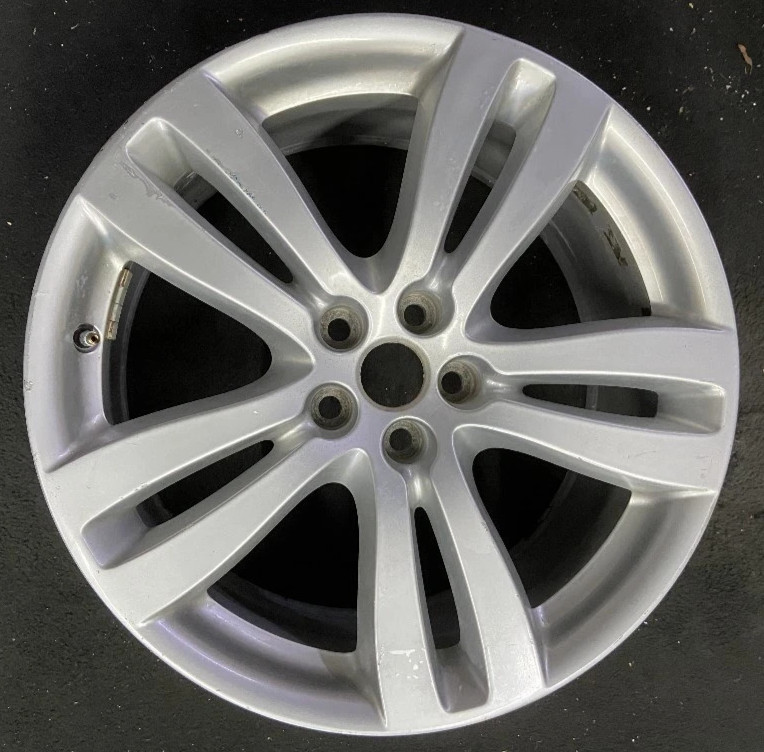 Front Jaguar Silver XJ OEM Wheel 19” 2010-2019 Original Factory Rim 19x9 59873A Front Jaguar Silver XJ OEM Wheel 19” 2010-2019 Original Factory Rim 19x9 59873A