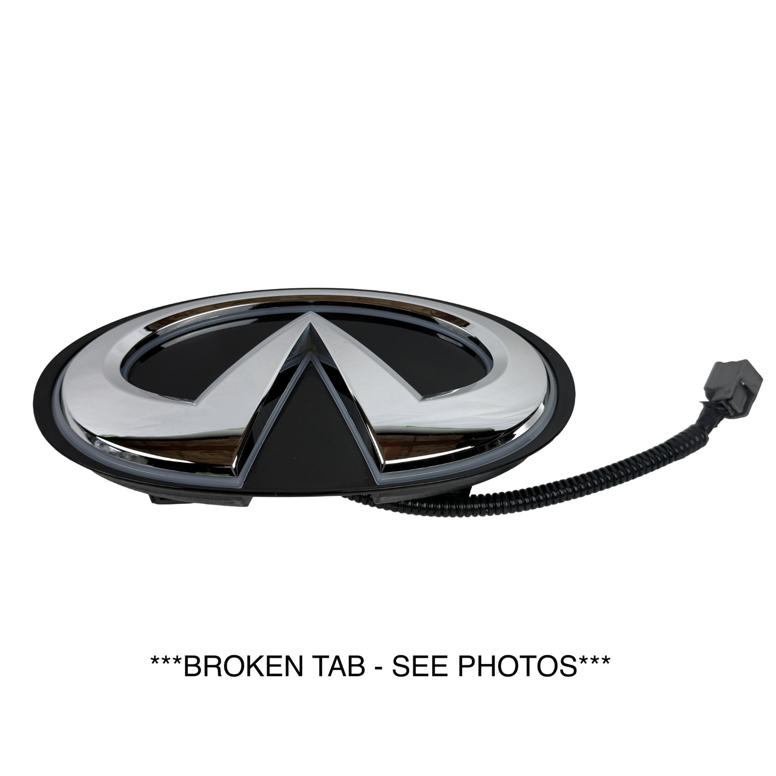 OEM 2023 - 2025 Infiniti QX60 Front Grille Radiant Emblem Light Logo T99F8-6SA1A OEM 2023 - 2025 Infiniti QX60 Front Grille Radiant Emblem Light Logo T99F8-6SA1A