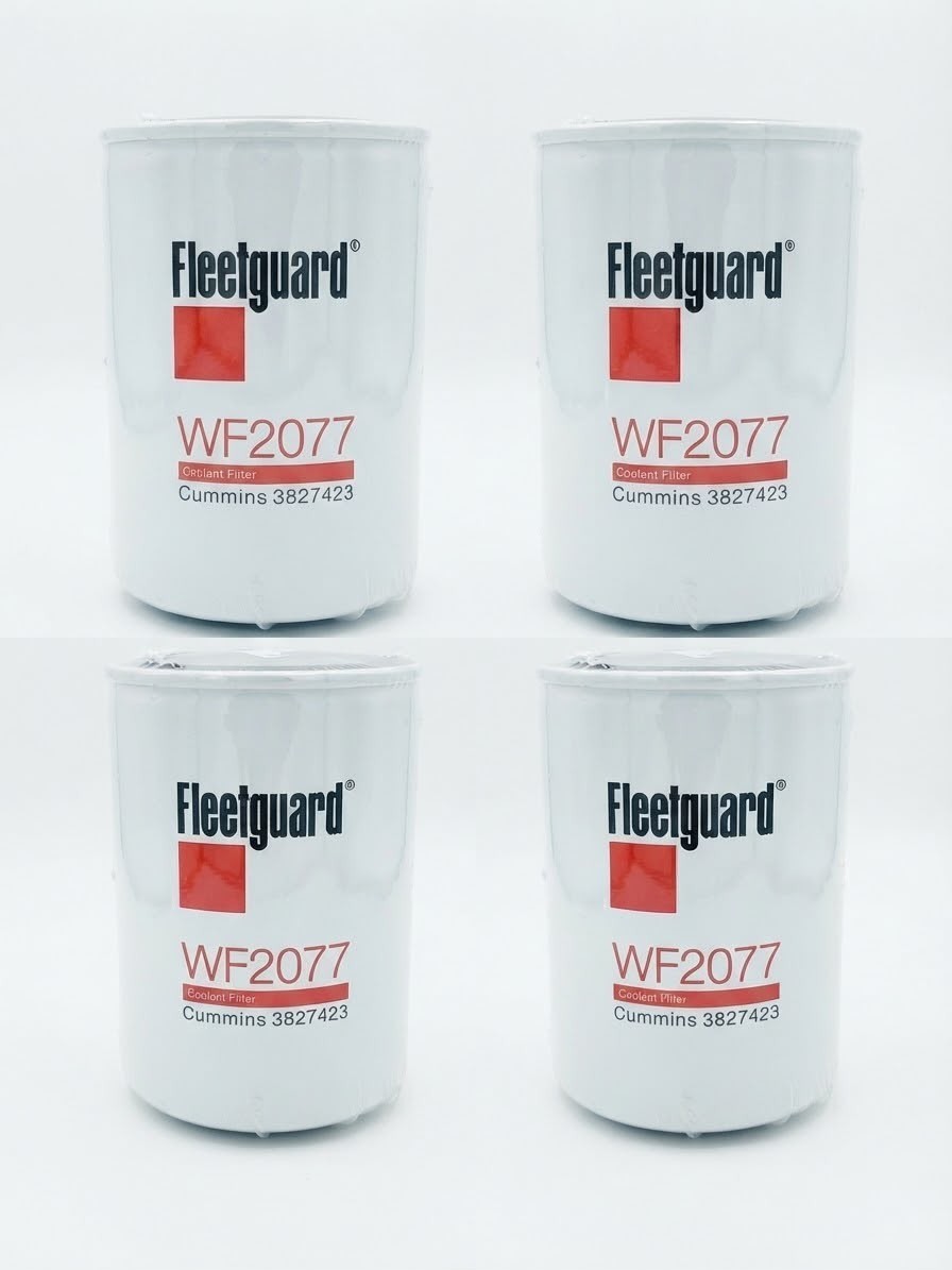 (4 PACK)Fleetguard WF2077 Coolant Filter ReF- 3827423; B5134;  P554685; 24070