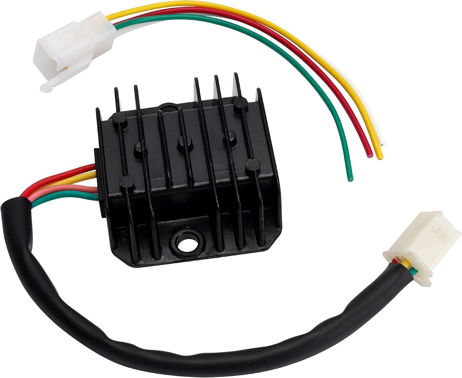 4-Wire Voltage Regulator Rectifier for Boats, ATVs, Scooters & More