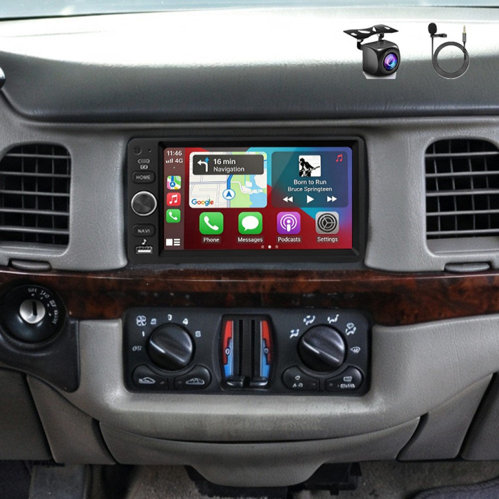 4+64G Car Stereo For Chevy Impala 2000-2005 Apple Carplay Android GPS NAVI Radio