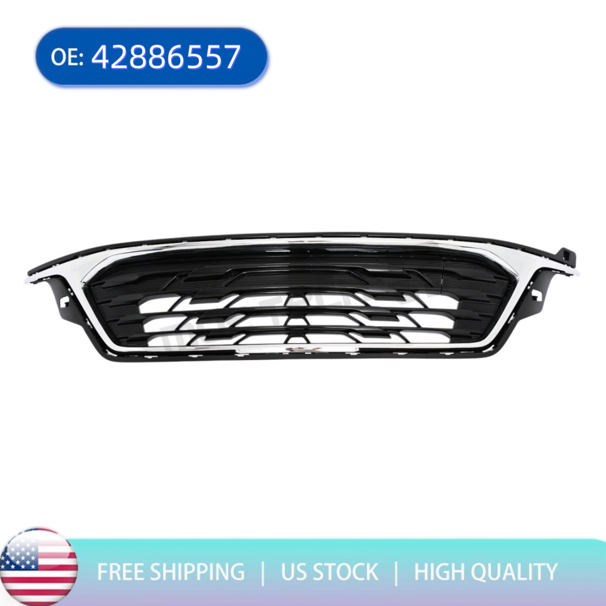 For 2024-2025 Encore Gx Preferred 42886557 42828785 Front Bumper Grille Chrome