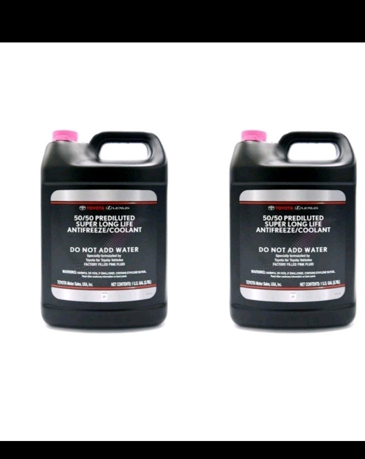 ⛽️⛽️2 Gallons Super Long Life 50/50 Pink Antifreeze Coolant for Toyota-Lexus OEM ⛽️⛽️2 Gallons Super Long Life 50/50 Pink Antifreeze Coolant for Toyota-Lexus OEM