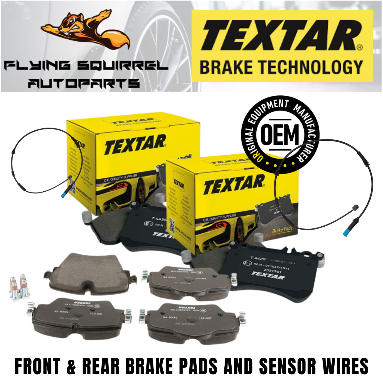 Textar Front Rear Brake Pads Kit For Porsche Macan S 3.0L Standard Brakes 15-18 Textar Front Rear Brake Pads Kit For Porsche Macan S 3.0L Standard Brakes 15-18