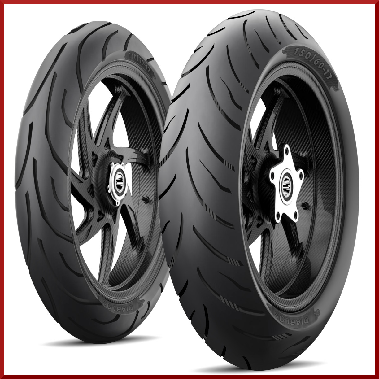 Roadmax 150/60-17 + 110/70-17  (75H) Motorcycle Tire SET (Front + Rear) NEW