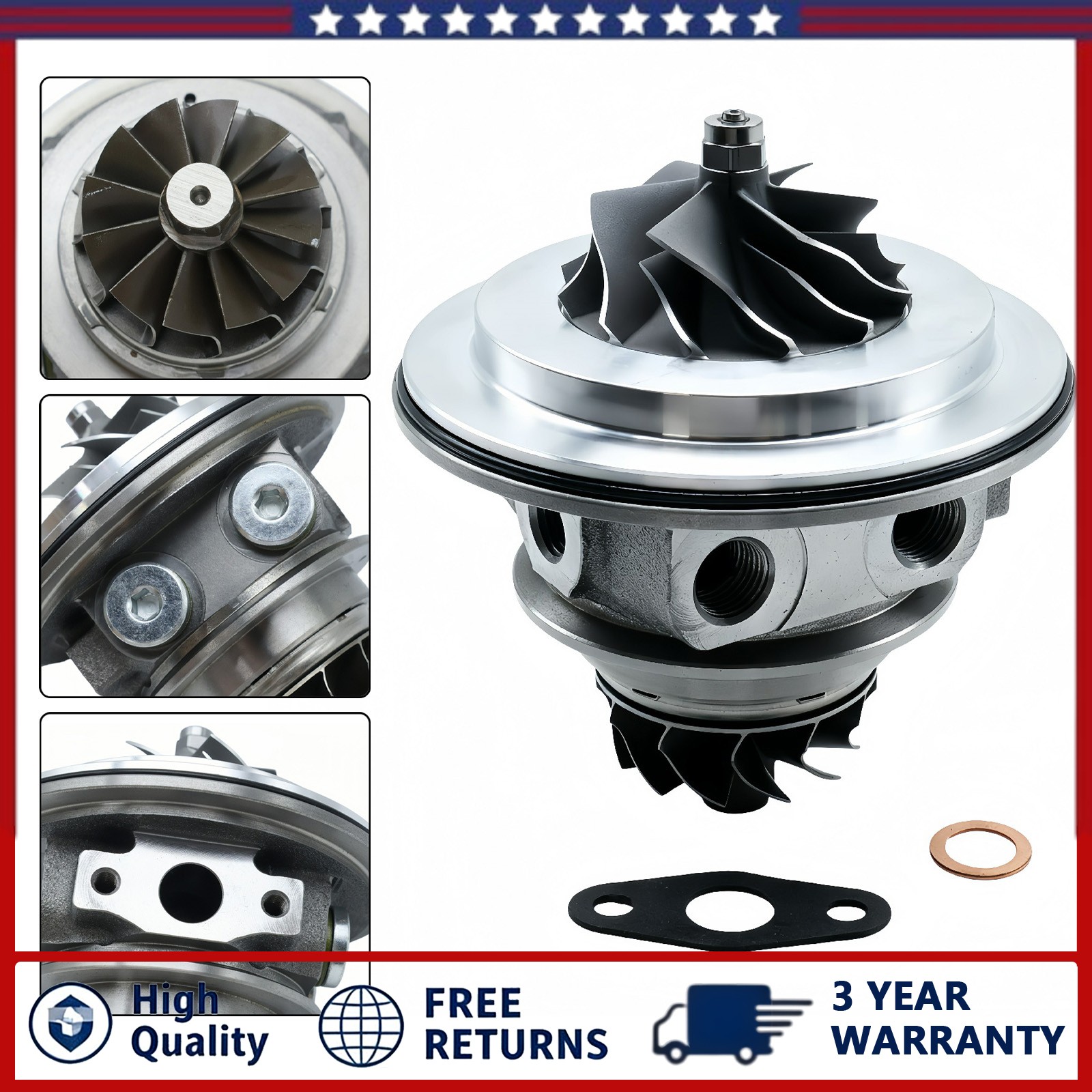 K04-0064 NEW Turbo Cartridge CHRA for VW Golf R GTI Audi S3 TT TTS A3 2.0L