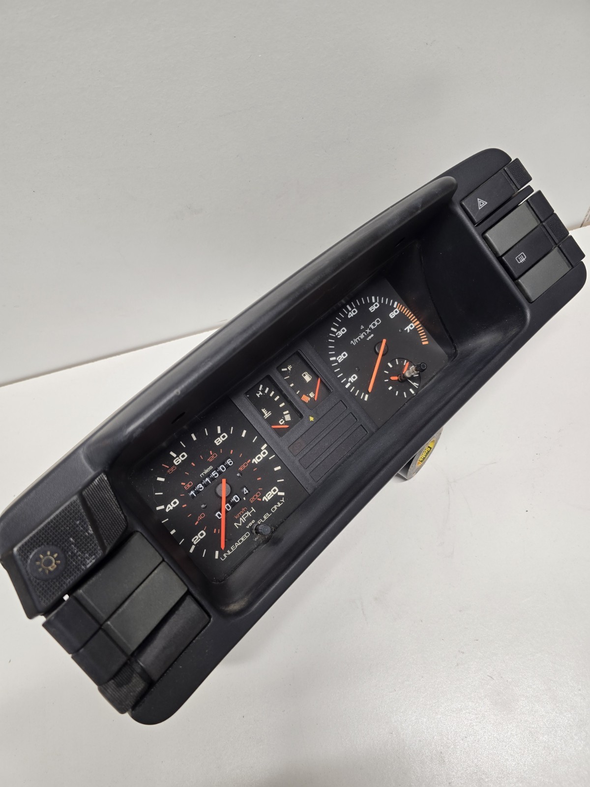 85-87 Audi Coupe GT; 4000 instrument cluster speedometer clock gauges Bezel 85-87 Audi Coupe GT; 4000 instrument cluster speedometer clock gauges Bezel