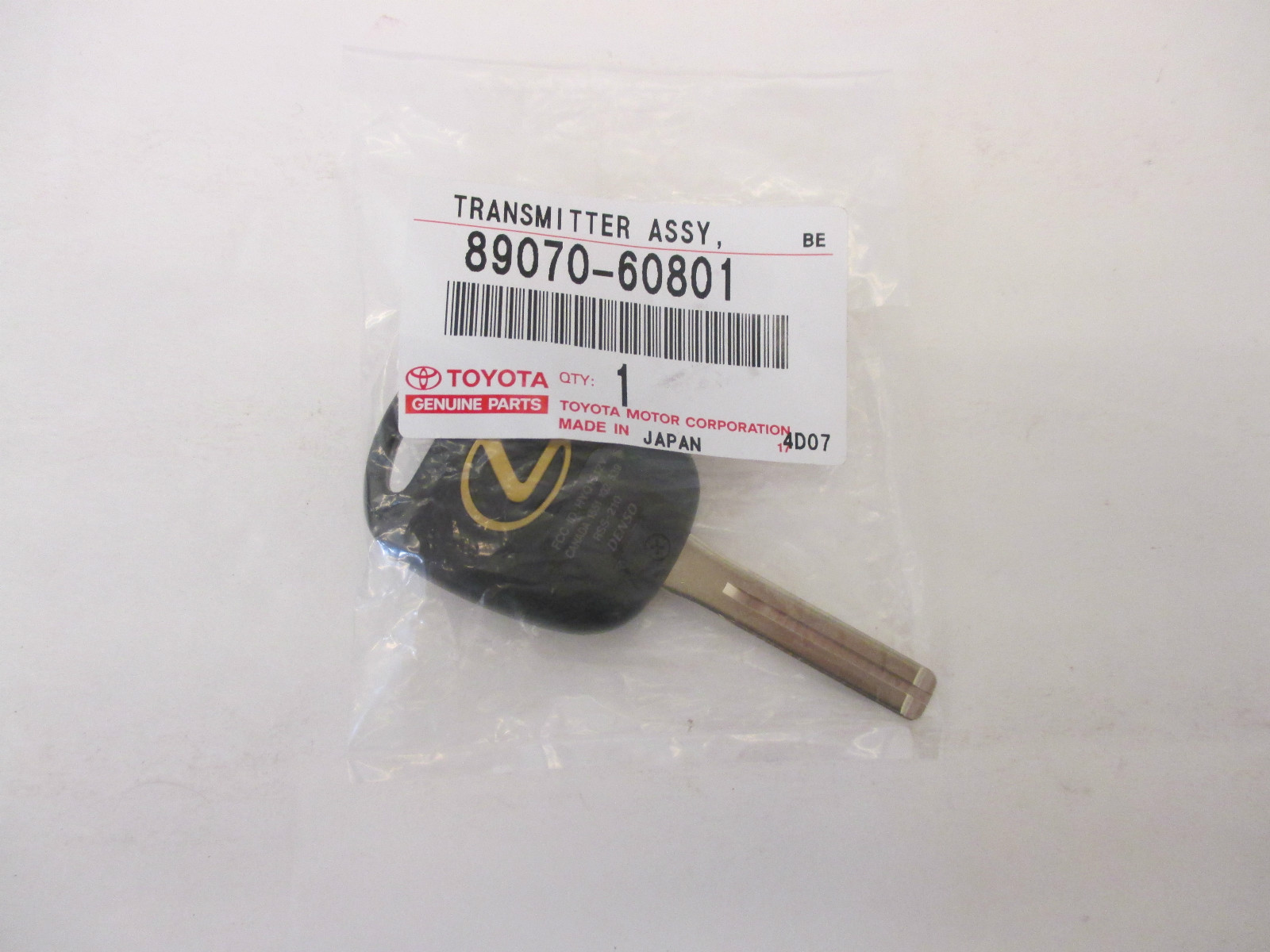 LEXUS OEM FACTORY MASTER KEY WITH REMOTE 2003-2005 LX470