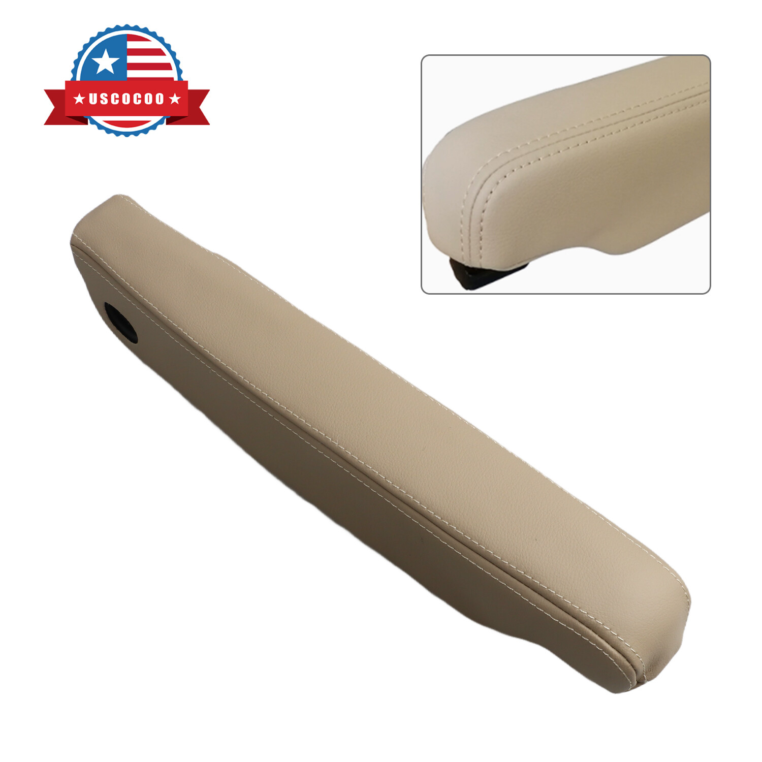 1x Front Seat Armrest Left Driver Side for Land Rover LR4 2011 12 13 14 15 Beige