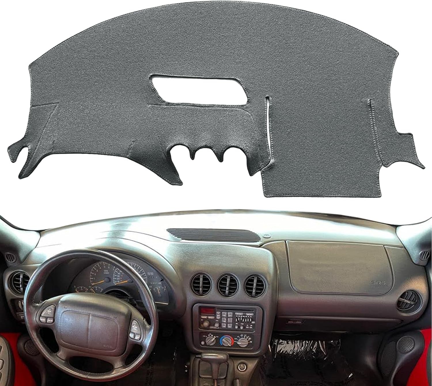 Dash Cover Mat Custom Fit for Pontiac Firebird 1993 1994 1995 Charcoal Gray Dash Cover Mat Custom Fit for Pontiac Firebird 1993 1994 1995 Charcoal Gray