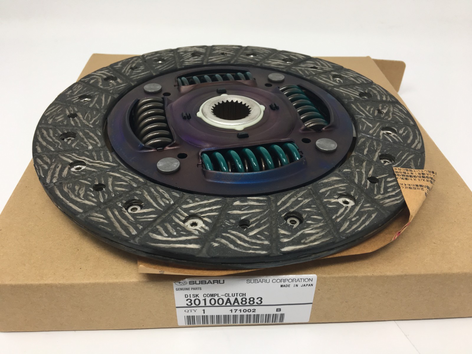 2004-2018 Subaru Clutch Friction Disc Plate Impreza WRX TURBO 30100AA883 GENUINE
