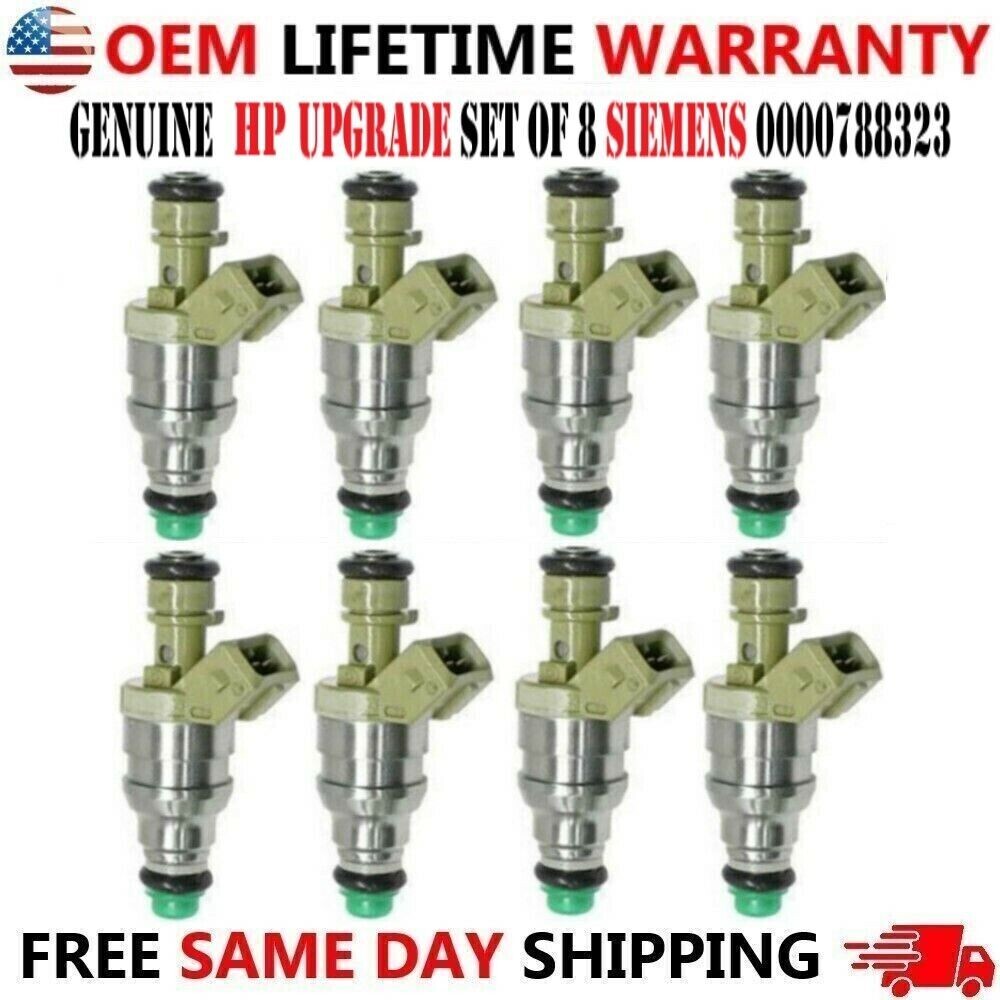 OEM x8 HP UPGRADE SIEMENS Fuel Injectors for 1996-99 Mercedes-Ben S420 7.2L V8