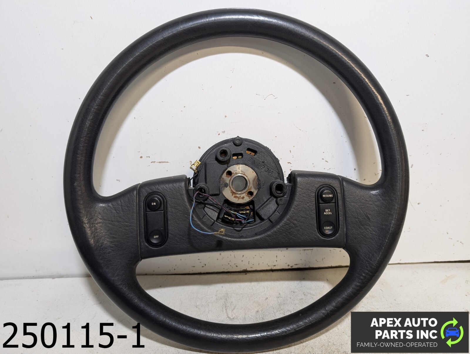 OEM 1987-1993 Ford Mustang 2.3L BLACK STEERING WHEEL
