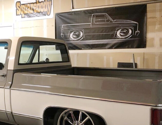 BIG Banner Square Body Chevy GMC Truck Chevrolet C10 1973-1987 82 83 84 85 86   