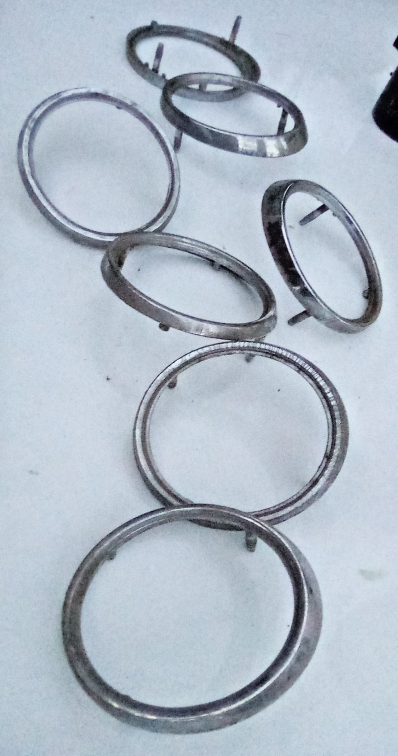 1965 Chevy Impala Taillamp Bezels Lot Of 7 LOC116DG 1965 Chevy Impala Taillamp Bezels Lot Of 7 LOC116DG