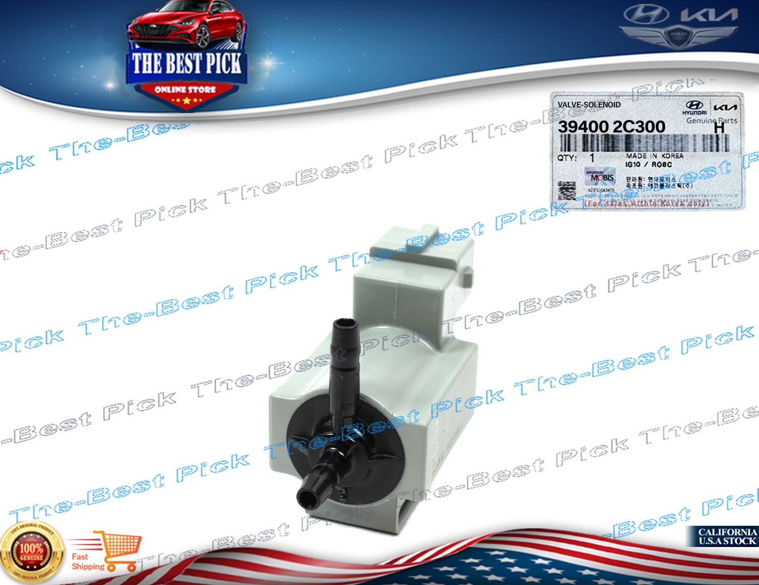 ⭐GENUINE⭐ Solenoid Valve for Genesis Coupe Hyundai Sonata Santa Fe  394002C300
