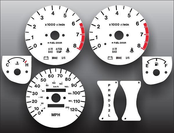 White Face Gauges for 1998-1999 Isuzu Rodeo Amigo
