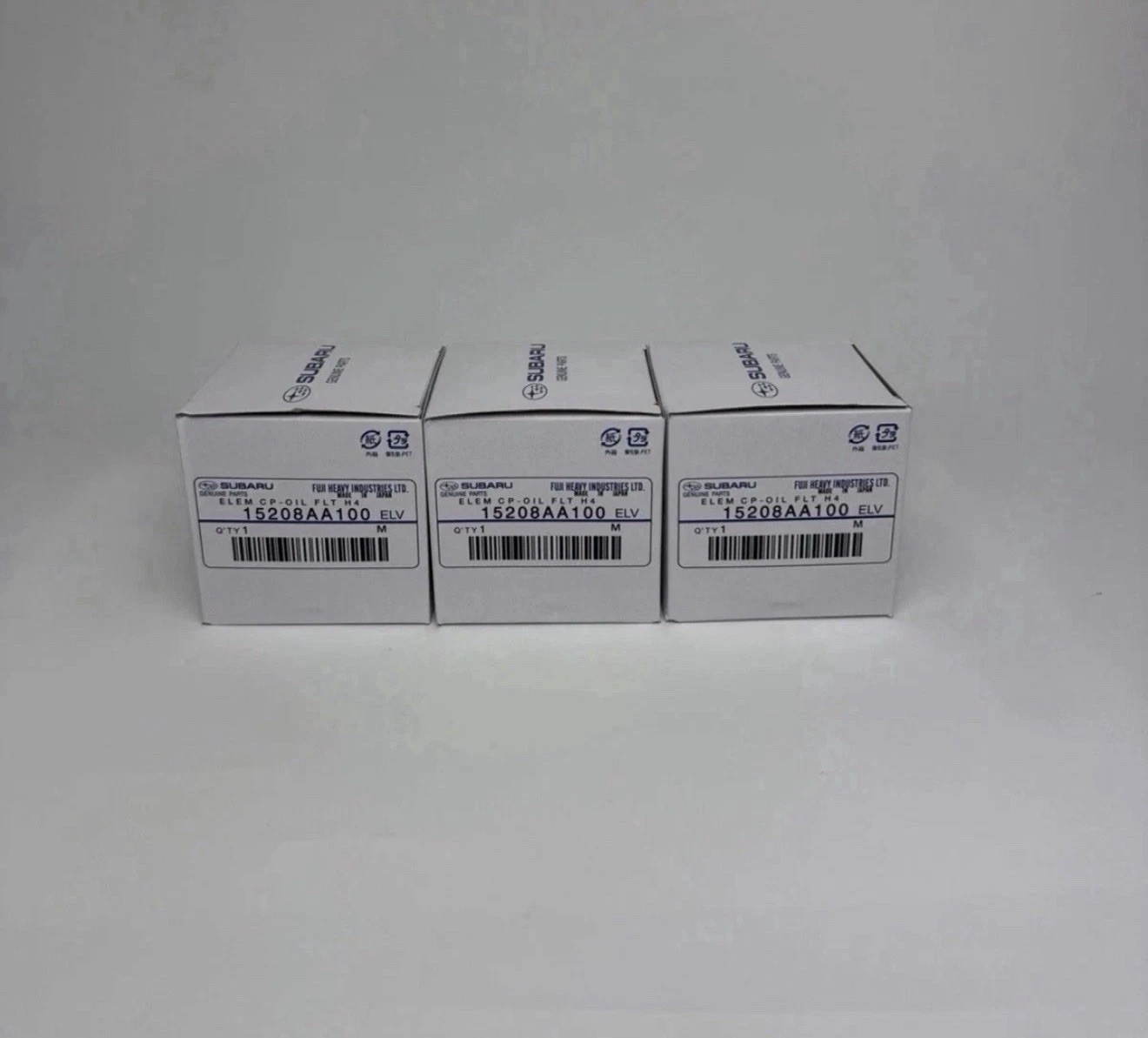 OEM Genuine Subaru Engine Oil Filter 15208AA100 Genuine 3 PACK OEM Genuine Subaru Engine Oil Filter 15208AA100 Genuine 3 PACK