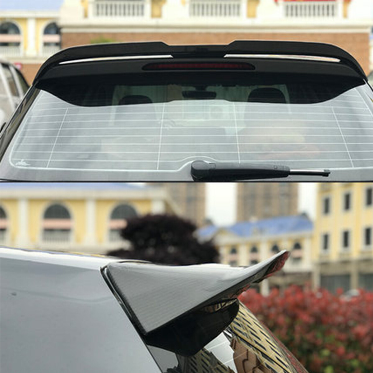 Glossy Black Rear Roof Spoiler Wing For  Golf7 MK7 MK7.5 GTI GTD R 2014-2021