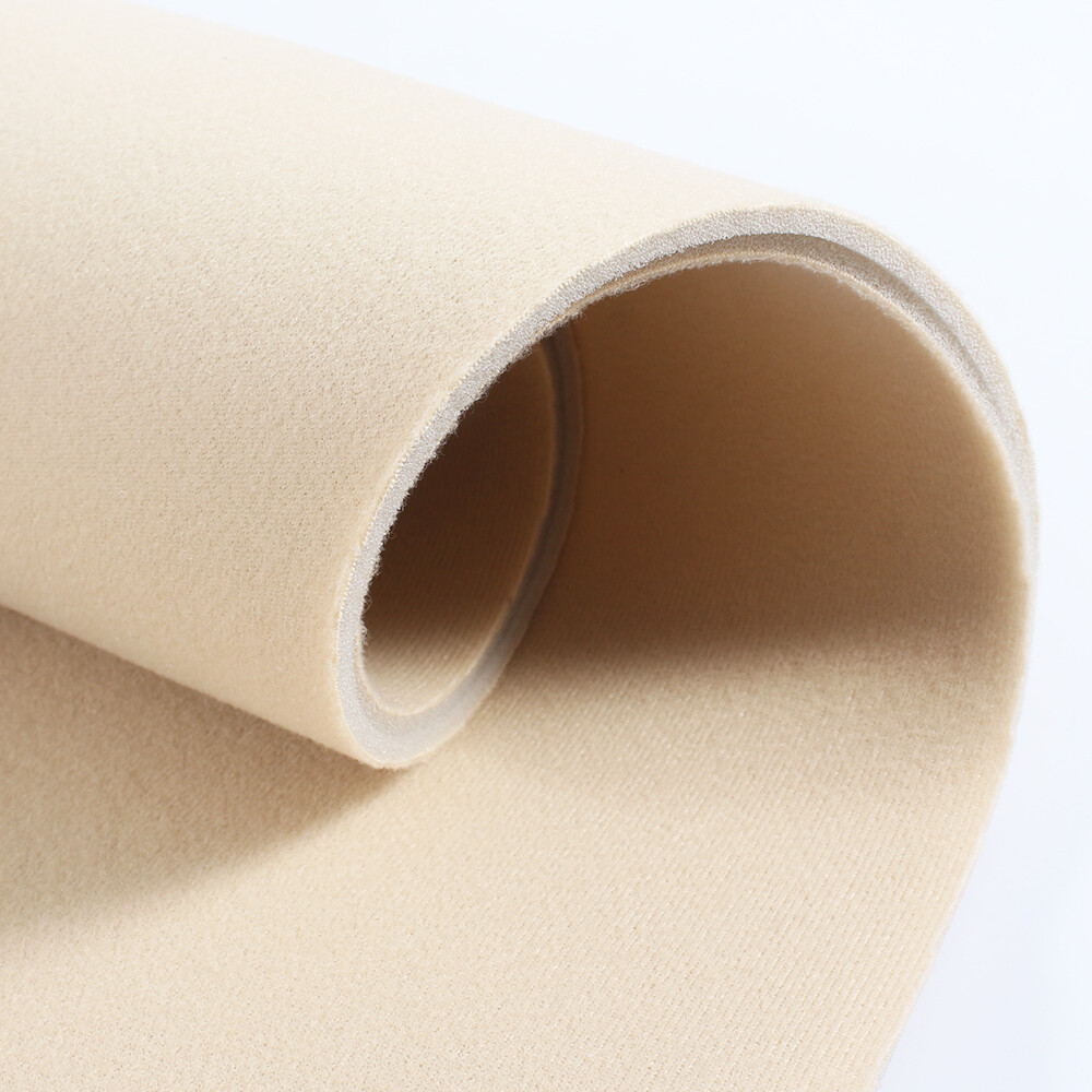 Beige Headliner Fabric Foam Backing Material For Replacement Exact Match 80