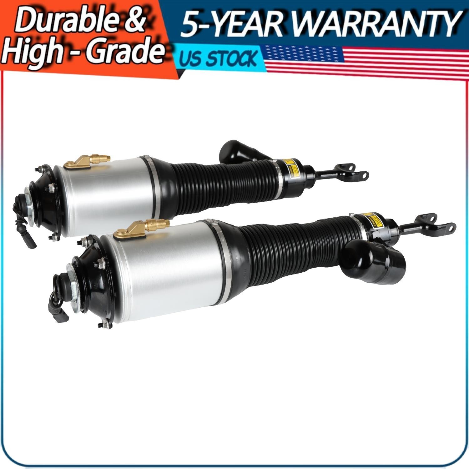 Set 2 Front Air Suspension Struts Shock For Bentley Continental GT Left & Right