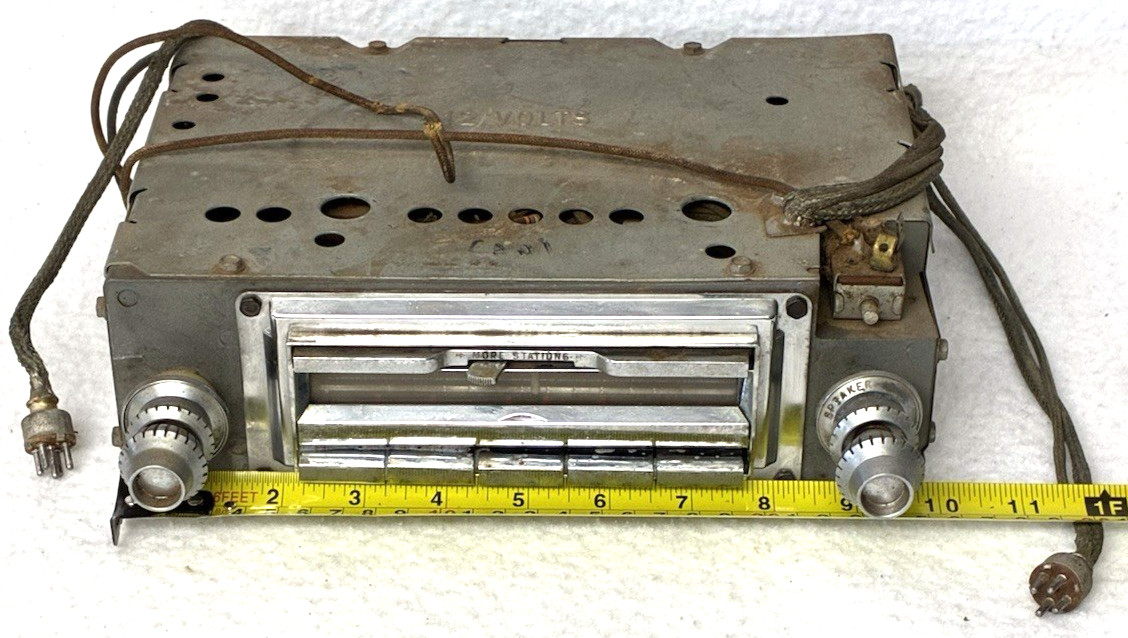 54,55,56 CADILLAC DELCO RADIO HEAD UNIT,SEDAN COUPE DEVILLE?FLEETWOOD?7266505,19 54,55,56 CADILLAC DELCO RADIO HEAD UNIT,SEDAN COUPE DEVILLE?FLEETWOOD?7266505,19