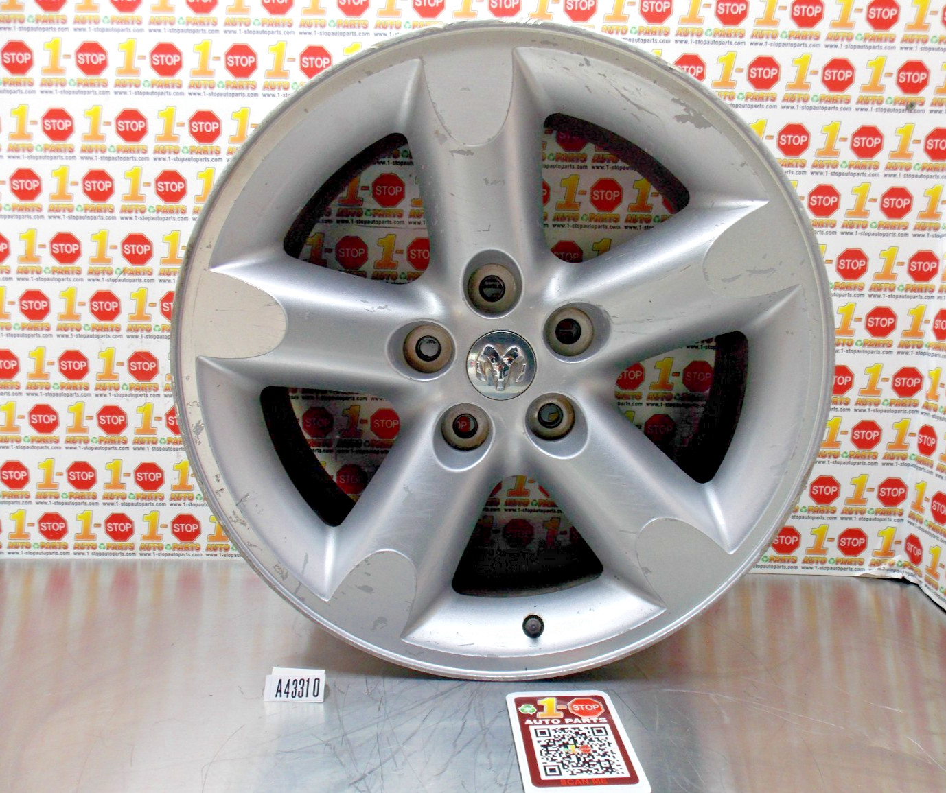 2006-2008 DODGE RAM 1500 5-SPOKE WHEEL RIM 20X9 20\ 2006-2008 DODGE RAM 1500 5-SPOKE WHEEL RIM 20X9 20\