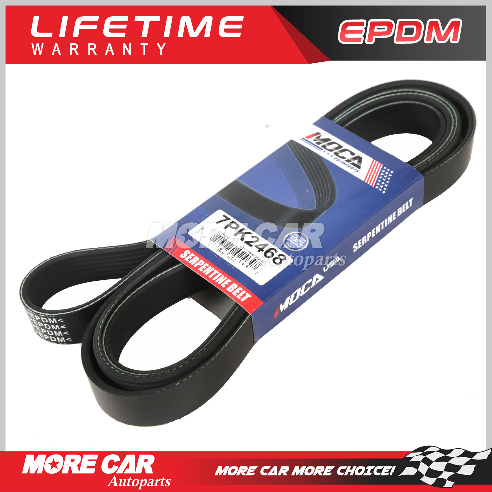 EPDM Serpentine Belt fit 93-15 Nissan Titan Armada Dodge 5.6L 5.9L 7PK2468 EPDM Serpentine Belt fit 93-15 Nissan Titan Armada Dodge 5.6L 5.9L 7PK2468