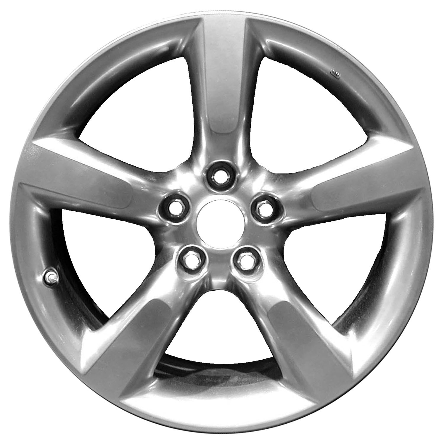 18x8 5 Spoke Refurbished Alloy Wheel Painted Light Smoked Hypersilver 560-62455