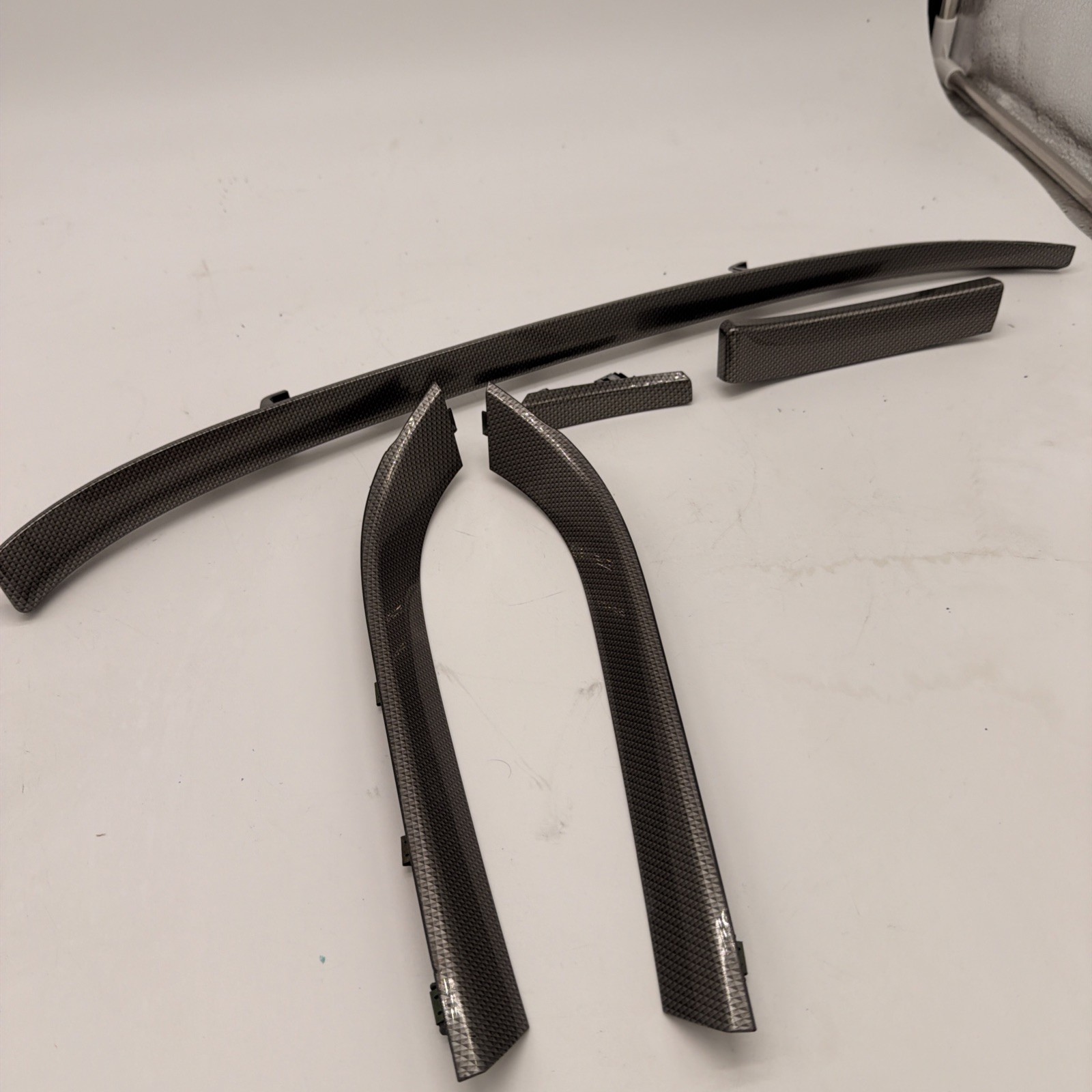 2008-2014 Cadillac CTS Coupe Set Of 5 Carbon Fiber Dashboard Dash Trim Panel OEM 2008-2014 Cadillac CTS Coupe Set Of 5 Carbon Fiber Dashboard Dash Trim Panel OEM