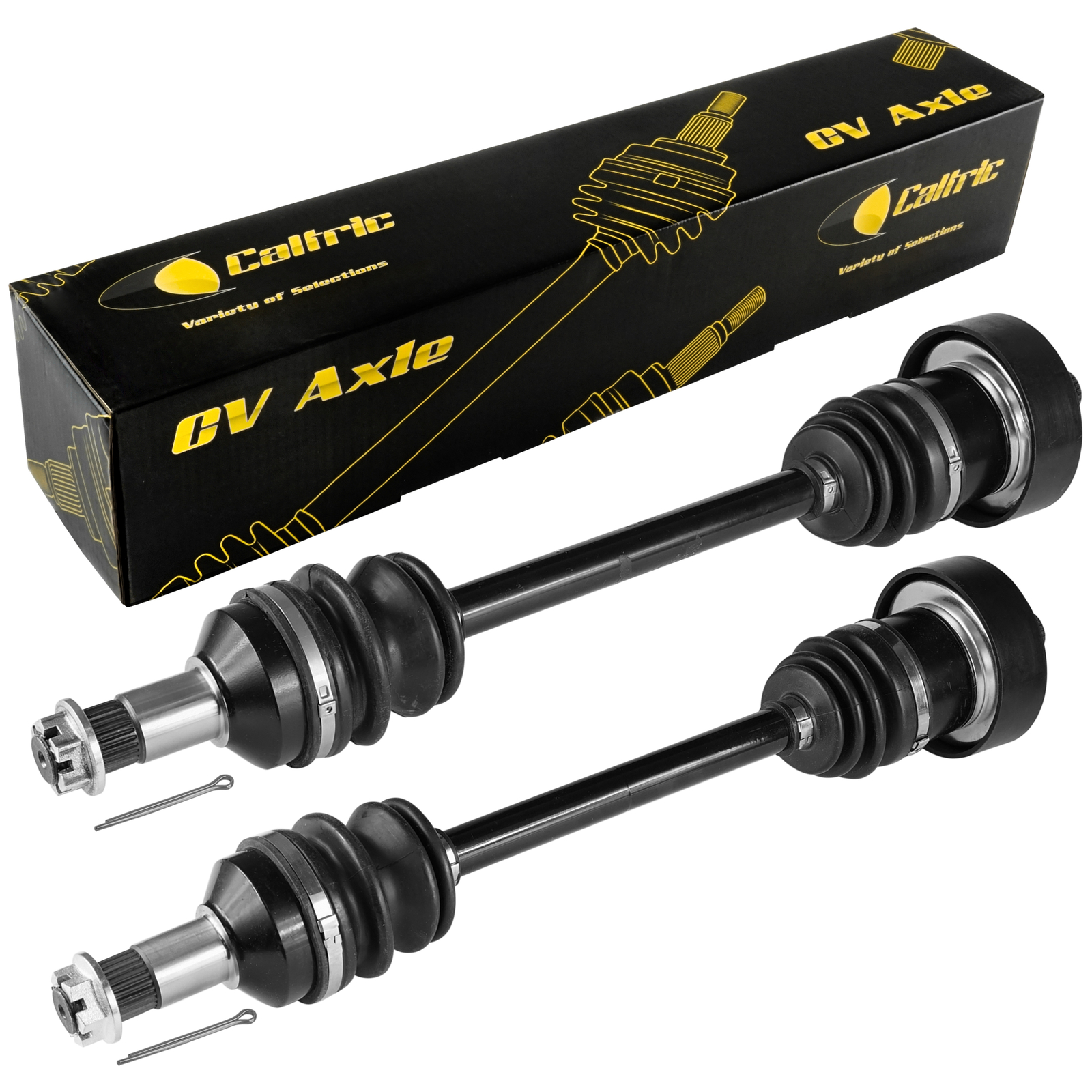 Caltric Front Left & Right CV Joint Axles For Arctic Cat 400 2006-08 2010-2014