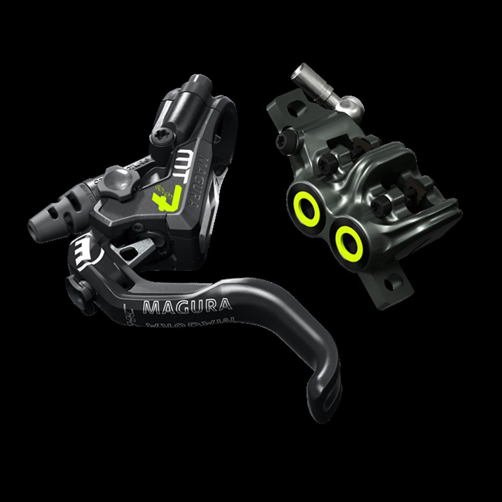Magura MT7 PRO MTB Hydraulic Disk Brake - Front or Rear - Black 2 701 445 Magura MT7 PRO MTB Hydraulic Disk Brake - Front or Rear - Black 2 701 445