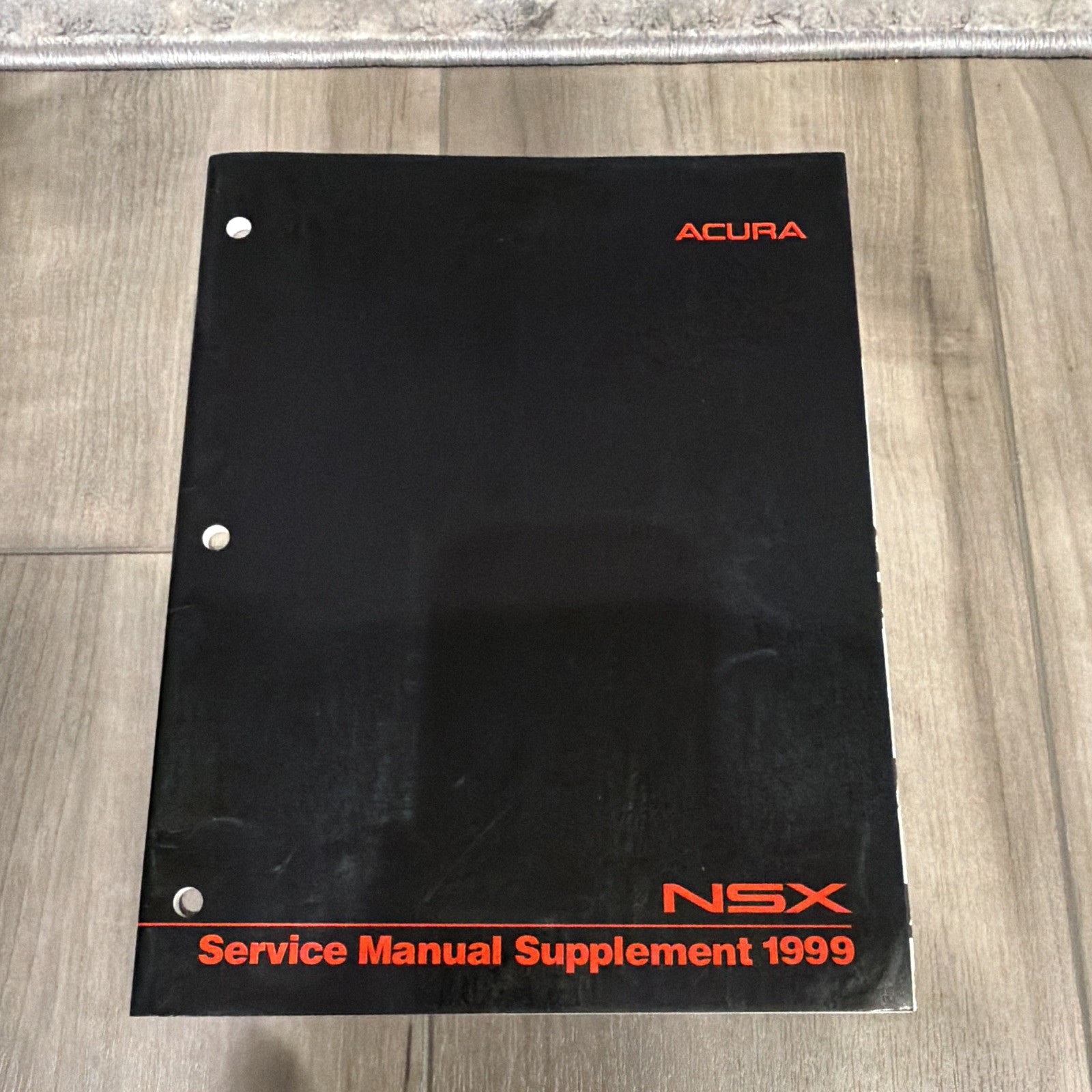 Acura NSX Service Manual Supplement 1999