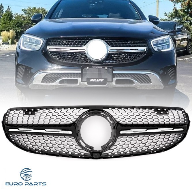 Diamond Style Facelift Grille For Mercedes-Benz X253 GLC-Class grill 2020-2023