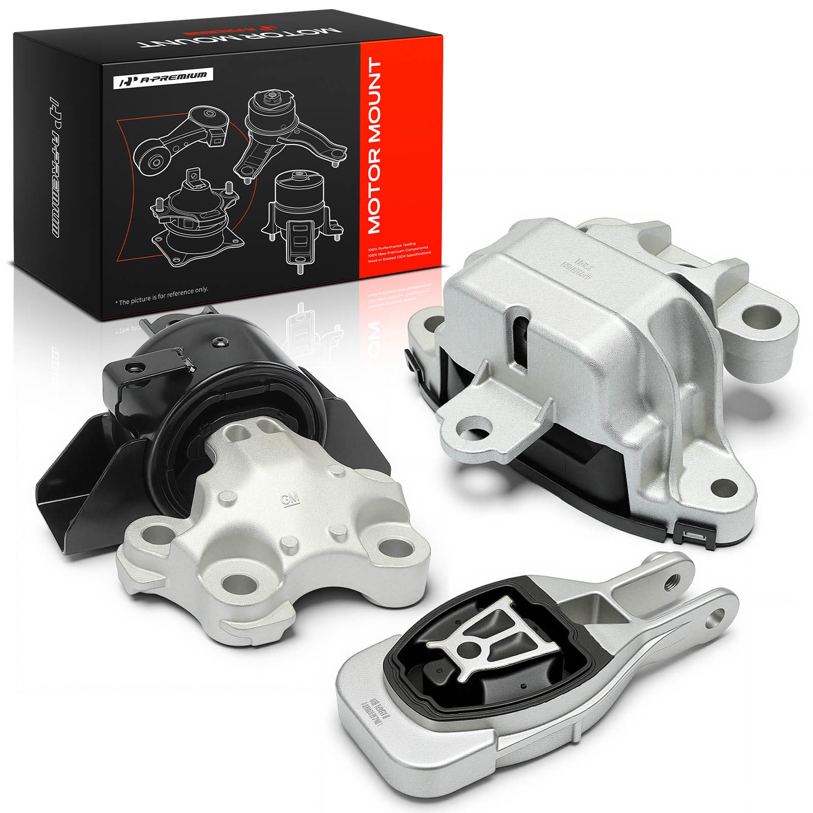A-Premium 3x Engine Motor & Trans. Mount & Torque Mount for Buick Encore Chevy A-Premium 3x Engine Motor & Trans. Mount & Torque Mount for Buick Encore Chevy