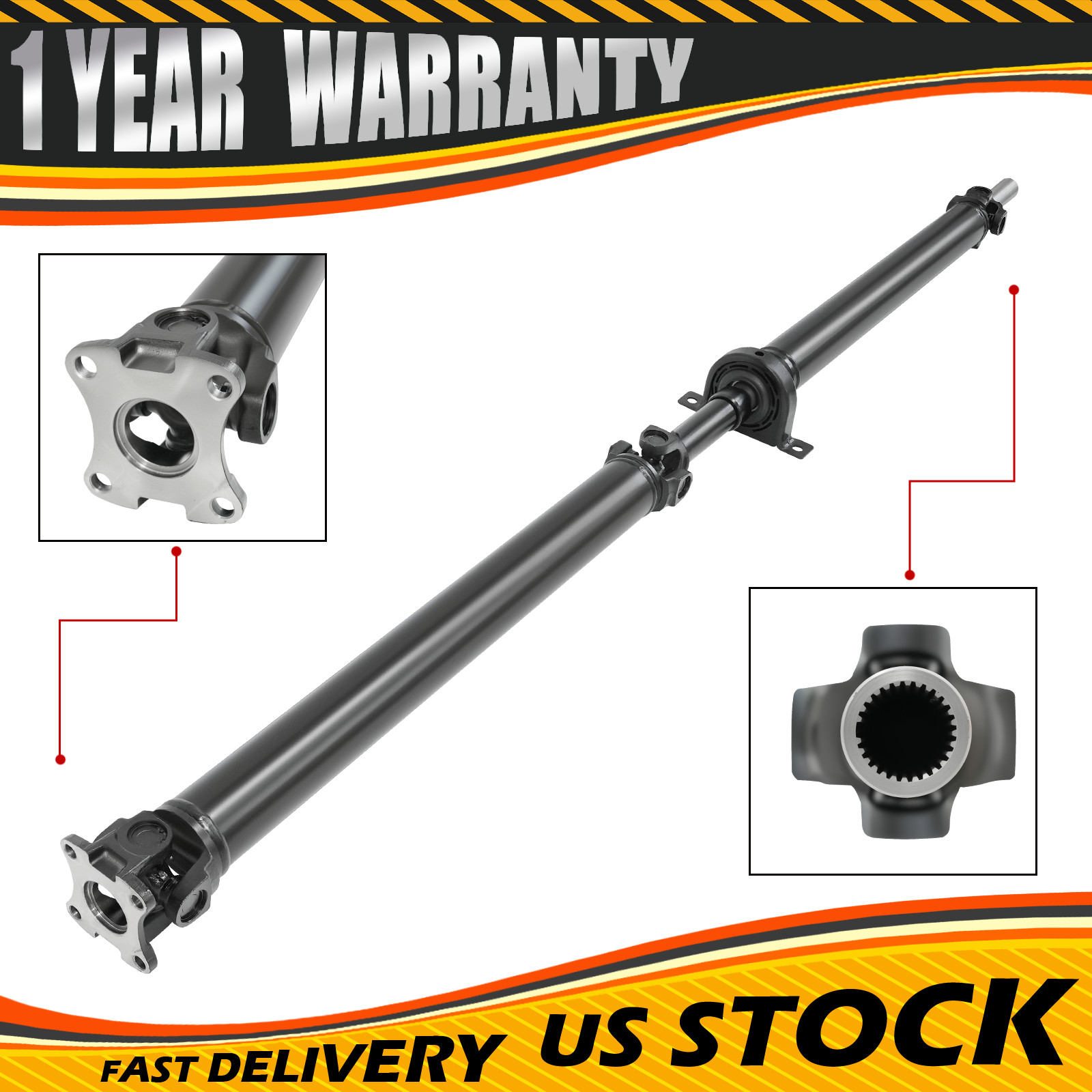 Rear Driveshaft Prop Shaft for 2004-2005 Ford F-150 V8 4.6L / 5.4L RWD 8L3Z4602D