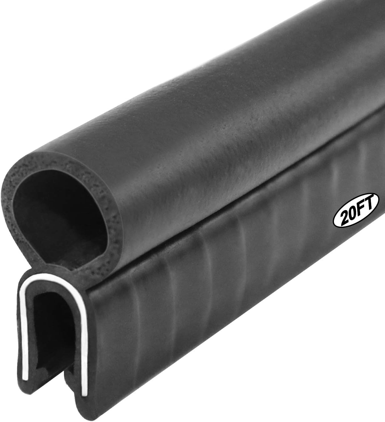 Storystore Automotive Door Weather Stripping 20Ft Car Rubber 20Ft, Black Storystore Automotive Door Weather Stripping 20Ft Car Rubber 20Ft, Black