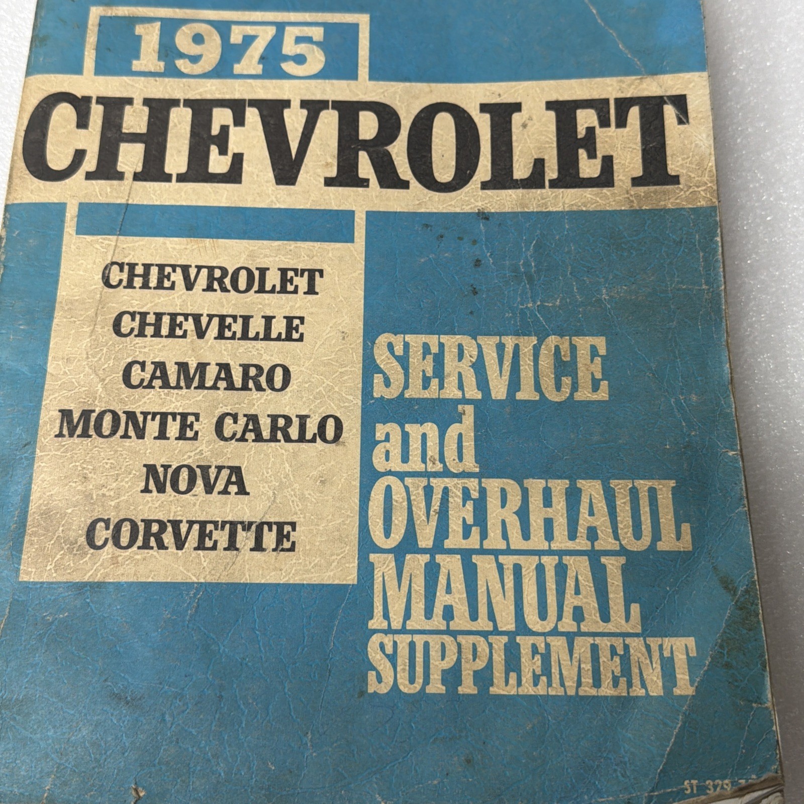 1975 Chevrolet Camaro Nova Monte Carlo Corvette Manual Service Shop vintage oem