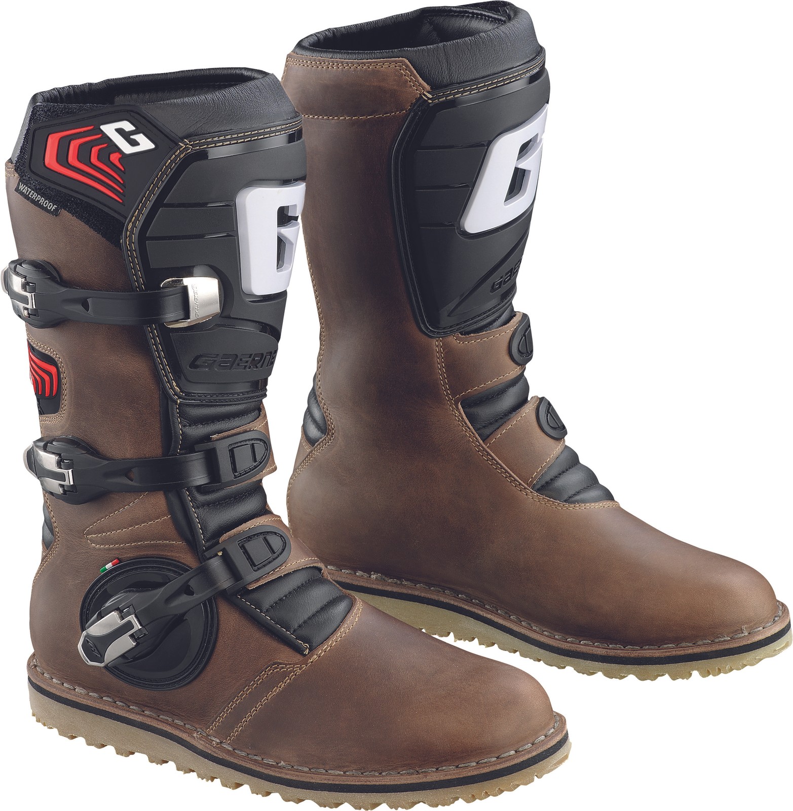 Gaerne Balance Motorcycle Boots 10 Oiled Brown 2522-013-010