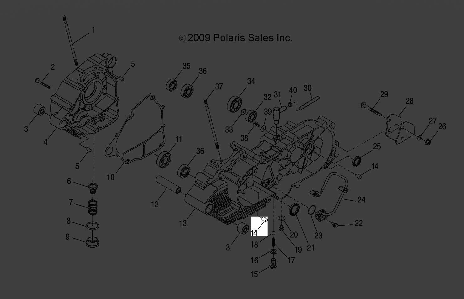 QTY 3 | 1985-2024 Polaris RZR RANGER SPORTSMAN Dowel Pin 0450142