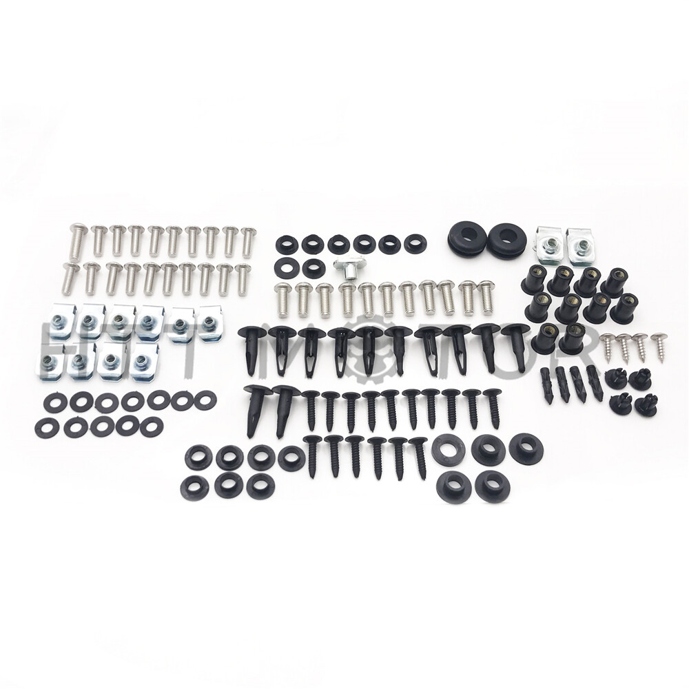 109Pcs Fairing Bolt Kit Body Work Screws For Suzuki GSX-R 600 750 06 2007 CD BK