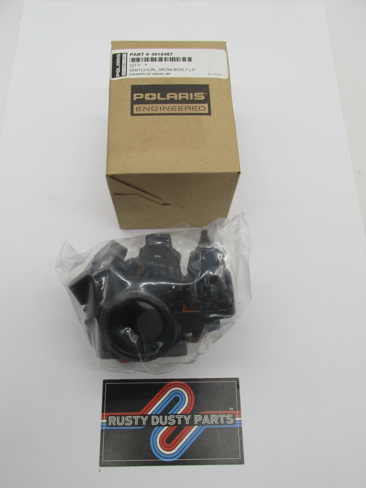 Polaris Indian Genuine OEM NOS Lefthand 3 Row Handlebar Switch Control 4018467
