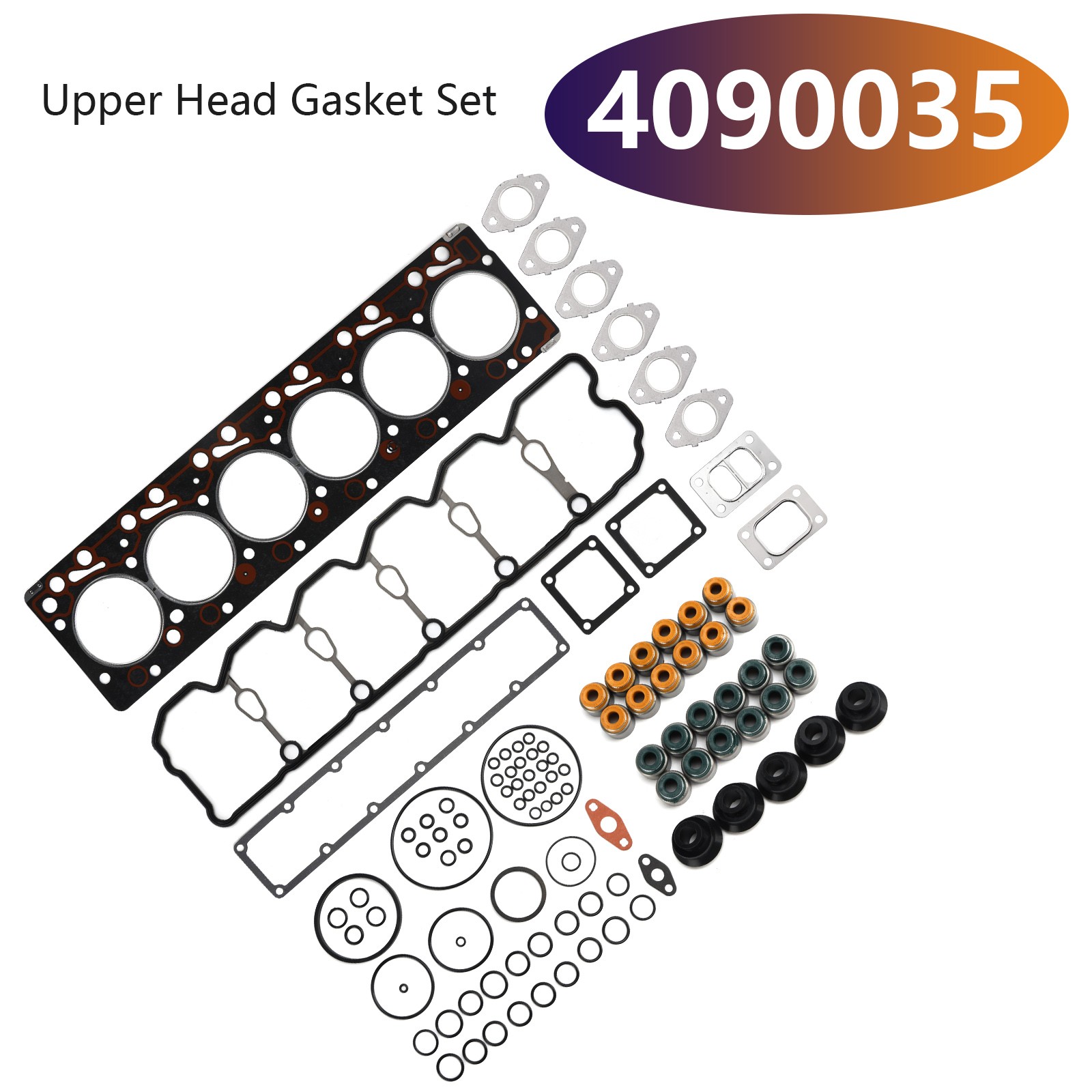 4090035 Upper Head Gasket Set for Dodge 2500 3500 5.9L 24V Cummins 1998.5-02 99