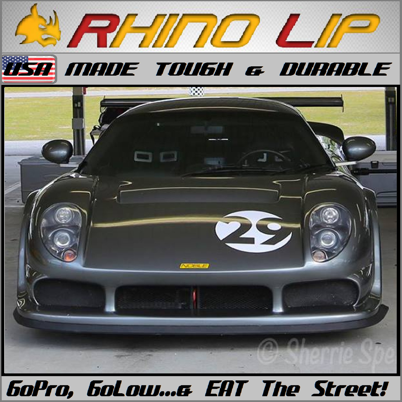 PAGANI Zonda Wind C12-S Revolution Front Rubber Chin Lip Spoiler Splitter Trim 