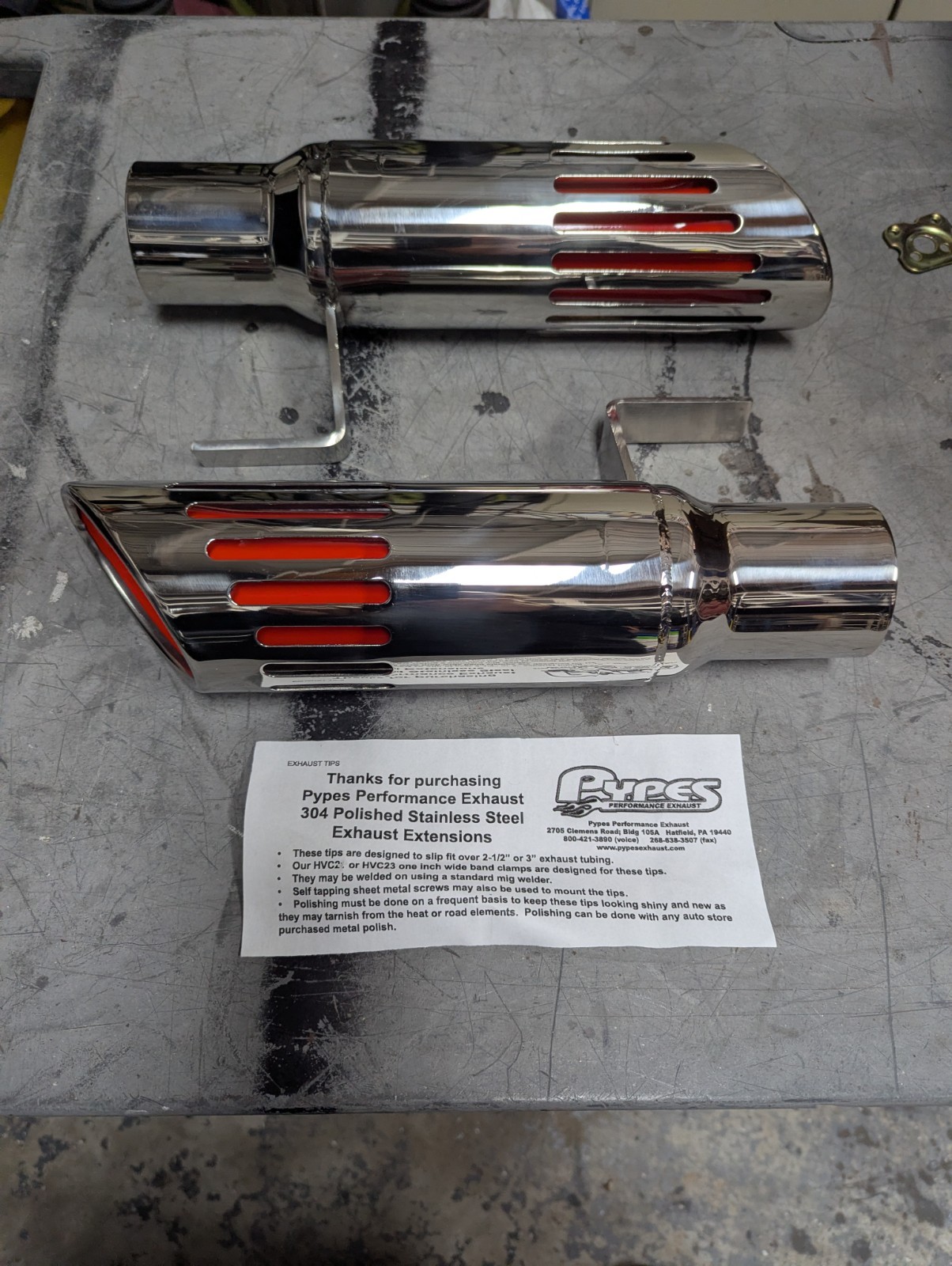 1971-74 Roadrunner Charger 2.5”inch Stainless slotted tips. New By Pypes 1971-74 Roadrunner Charger 2.5”inch Stainless slotted tips. New By Pypes