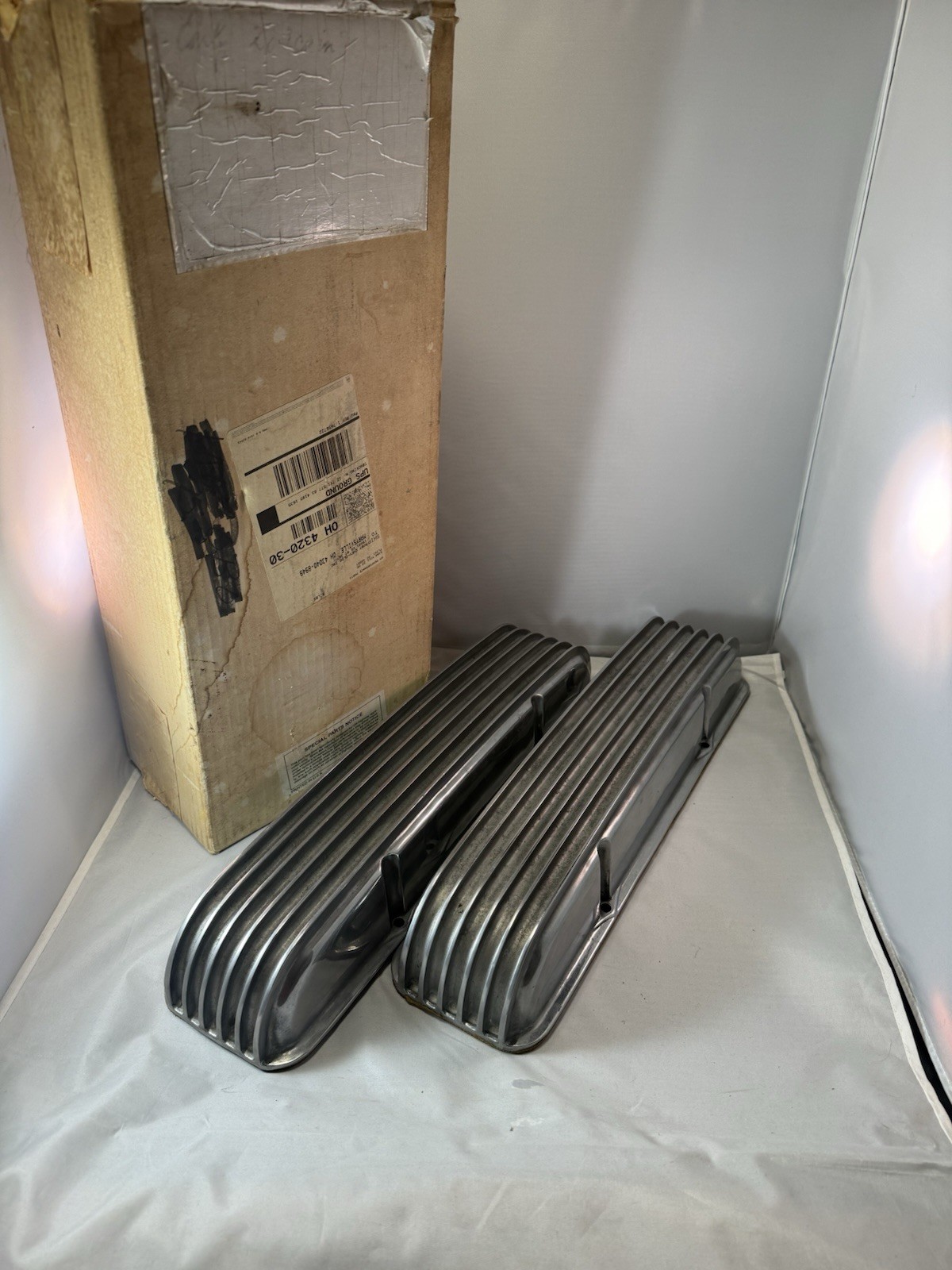 Chevy Small Block Side Mount Valve Covers GM Performance Part W/ Original Box Chevy Small Block Side Mount Valve Covers GM Performance Part W/ Original Box