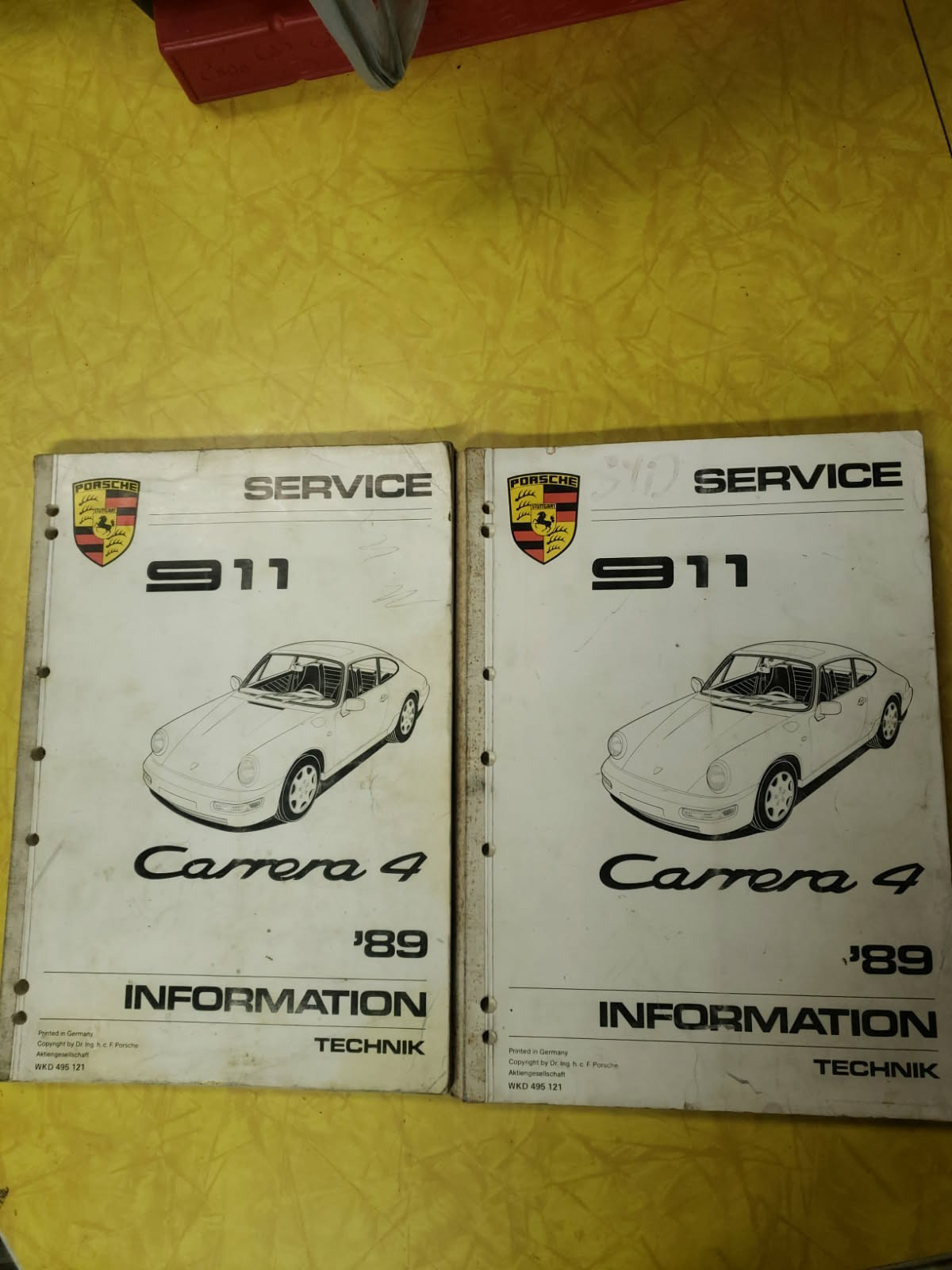 1989 Porsche 911 Carrera 4 Service Information Manual 1989 Porsche 911 Carrera 4 Service Information Manual